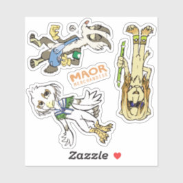 MAOR 4x4" Chibi Cast Sticker #3