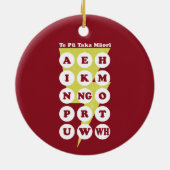 Maori Alphabet Learning the Reo Keramik Ornament (Hinten)