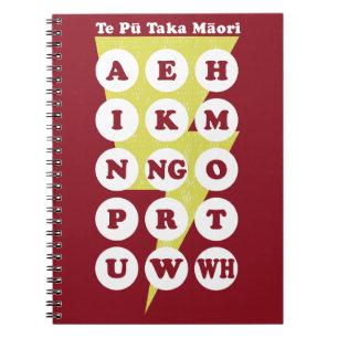 Maori Alphabet Learning the Reo Notizblock
