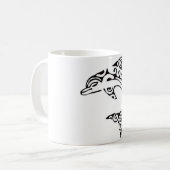 Maori- Delphin Kaffeetasse (Vorderseite Links)