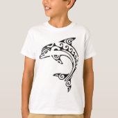 Maori- Delphin T-Shirt (Vorderseite)