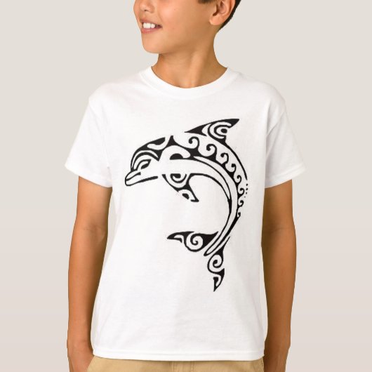 Maori- Delphin T-Shirt (Vorderseite)