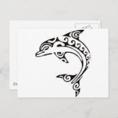 Maori Dolphin Postkarte (Vorne/Hinten)