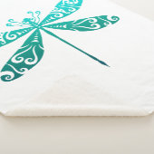 Maori Dragonfly Polynesischer Stamm Tattoo Geschen Sherpadecke (3/4)