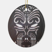 Maori- Entwürfe 3 Keramikornament (Links)
