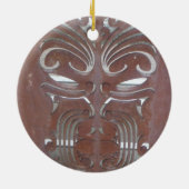 Maori- Entwürfe 4 Keramikornament (Hinten)