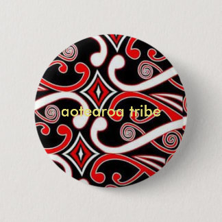 Maori- Entwürfe aotearoa Stammes Button