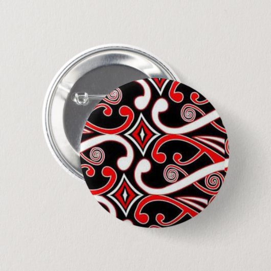 Maori- Entwürfe Button (Vorne & Hinten)