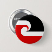 Maori-Ethnie-Flaggenland Button (Vorne & Hinten)