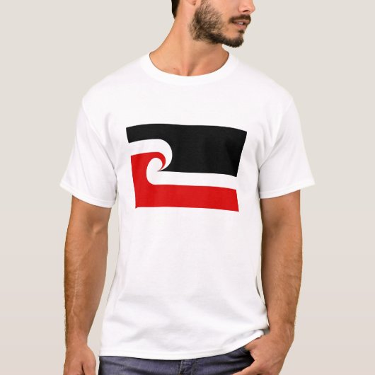 Maori- ethnisches Flaggenneuseeland-Land T-Shirt (Vorderseite)