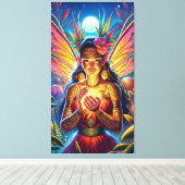 Māori Fairy Leinwanddruck (Insitu (Holzboden))