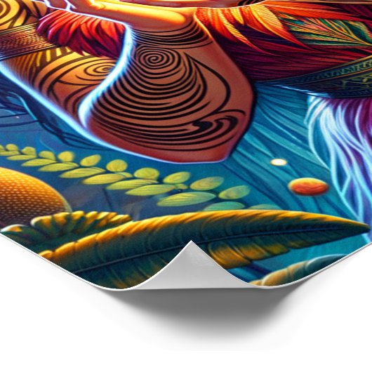 Māori Fairy Poster (Ecke)