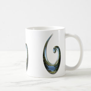 Maori Fish Hook - Chrome Kaffeetasse