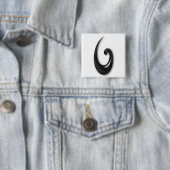 Maori-Fish Hook-obsidian Button (Beispiel)
