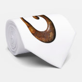 Maori Fish Hook - Rost Krawatte (Gerollt)