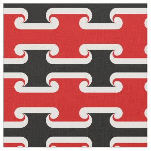 Maori Flag Fabric & Wave Modesport NZ/Rugby Stoff