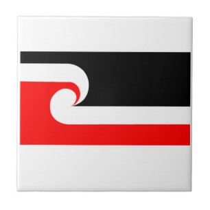 Maori- Flagge Fliese