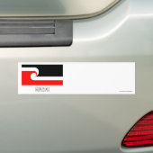 Maori- Flagge mit Namen Autoaufkleber (Auf Auto)