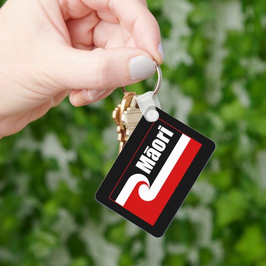 Maori-Flagge, Tino Rangatiratanga-Flagge, Māori Schlüsselanhänger (Hand)