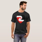 Maori- Flaggen-Herz T-Shirt (Vorne ganz)