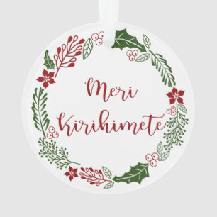 Māori Frohe Weihnachtsfeige, Meri Kirihimete Ornament