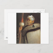 Maori Gentleman Postkarte (Vorne/Hinten)