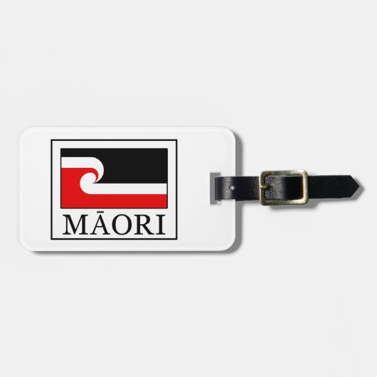Maori Gepäckanhänger (Vorderseite horizontal)