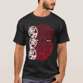 Maori-Gesicht T-Shirt (Vorderseite)