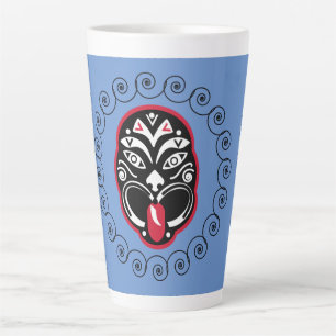 Maori Haka Neuseeland Native Art Dekoration Milchtasse