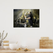 Maori Haka Poster (Küche)