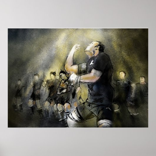 Maori Haka Poster (Vorne)