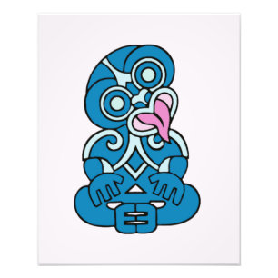 Maori Hei Tiki Fotodruck