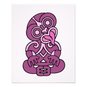 Maori Hei Tiki Fotodruck