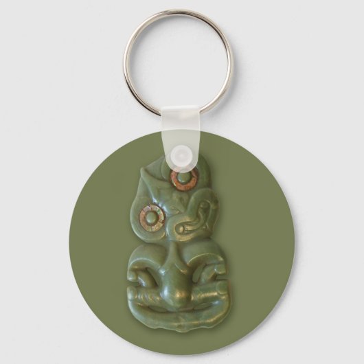 Maori Hei-Tiki Keychain Schlüsselanhänger (Vorderseite)