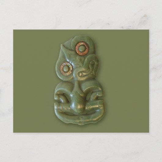 Maori Hei-Tiki Postcard Postkarte (Vorderseite)