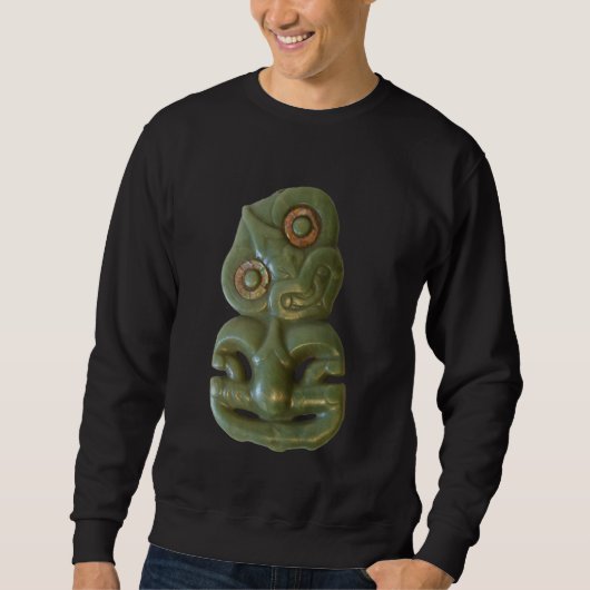 Maori- Hei-Tiki Sweatshirt (Vorderseite)