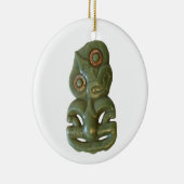 Maori- Hei-Tiki Verzierung Keramikornament (Rechts)
