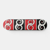 Maori-Inspirierte Spirale Skateboard (Horizontal)
