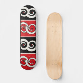 Maori-Inspirierte Spirale Skateboard (Vorderseite)