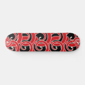 Maori-Inspirierte Spirale Skateboard (Horizontal)