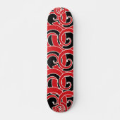 Maori-Inspirierte Spirale Skateboard (Vorne)
