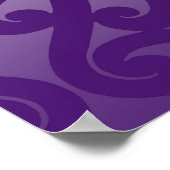 Maori inspirierte Tätowierkunst Poster (Ecke)