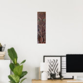 Maori Kahungunu Carving Print Poster (Heimbüro)
