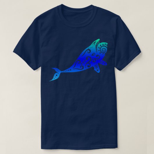 Maori Killer Whale Tribal Tattoo Geschenk Idee 1 T-Shirt (Design vorne)