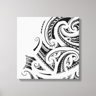 Maori- Kirituhi Tätowierungskunst Leinwanddruck