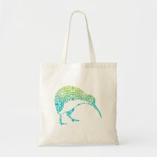 Maori-Kiwi-Stammes-Aborigine-Neuseeland-Vogel-Kuns Tragetasche