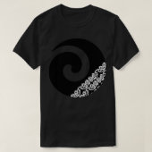 Maori Koru Neues Beginnicon T-Shirt (Design vorne)