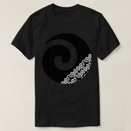 Maori Koru Neues Beginnicon T-Shirt (Design vorne)