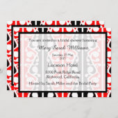 Maori Kowhaiwhai Bridal Shower Einladung (Vorne/Hinten)