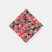 Maori Kowhaiwhai Layered Pattern Serviette (Ecke)